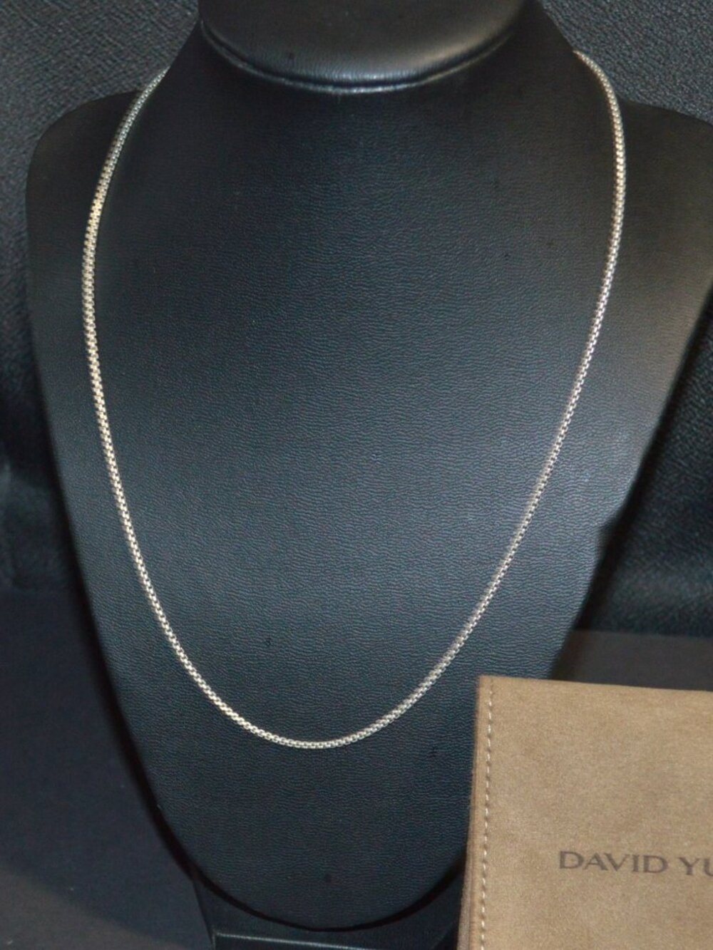 David Yurman 925 Silver Box Chain